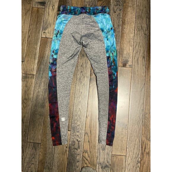 Lularoe Jordan Full Length Workout Leggings, Athletic, XS Gray Watercolor - Picture 3 of 3